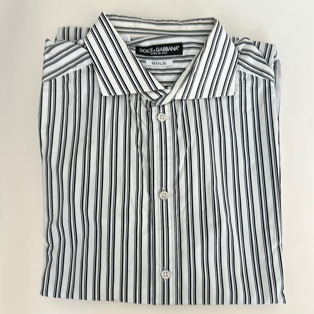 Dolce & Gabbana strip shirt